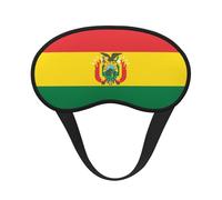 Flag of Bolivia Universal Lightweight Eye Mask: Great for Travel, Office Naps and Shift Work. Provides a Comfortable Sleeping Environment