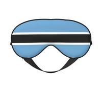 Flag of Botswana 3 Flag of Botswana Sleep Masks Adjustable Strap Soft Eye Mask for Women Men Travel Work Home