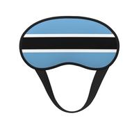 Flag of Botswana Blackout Sleep Mask Soft Breathable Eye Cover for Travel Yoga Meditation Camping Use
