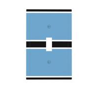 Flag of Botswana Printed Switch Coversâ€“Single and Double Socket Wall Plates,for Light Switches, Electrical Panels