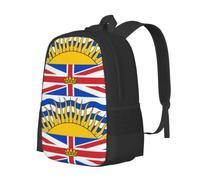 Flag of British Columbia Lightweight Casual Rucksack-Large Capacity Daypack