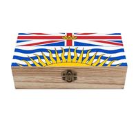Flag of British Columbian Storage Boxes with Lids Keepsake Treasure Jewellery Box