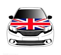 Flag Of British Flags Car Hood Cover Union Jack Flags - Suitable 3.3 × 5 Ft Slip-On Washable Super Elastic Weatherproof Polyester,Non-Adhesive Banner Fits Most Print Cars,3.3×5Ft