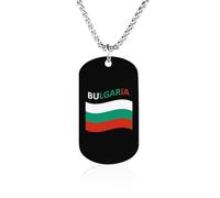 Flag of Bulgaria Fashion Pendant Necklace Chain Personalized Graphic Jewellery