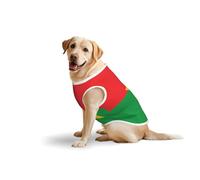 Flag of Burkina Faso Pets Cotton Vest - Soft Lightweight T-Shirts,Flag of Burkina Faso Print Sleeveless Tank Top Clothes for Medium Large Dogs