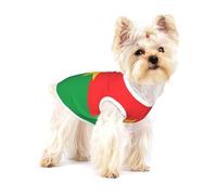 Flag of Burkina Faso Small Cotton Dog Vest M - Breathable, Comfortable, Stylish Apparel for Pets