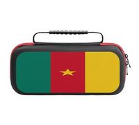 Flag of Cameroon Portable Carrying Case Compatible with Switch Lightweight Protective Travel Cases