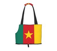 Flag of Cameroon Small pet carrier suitable for shopping malls airplanes buses and subways