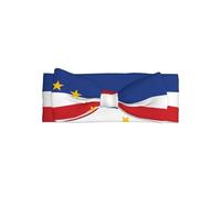 Flag of Cape Verde Baby Bow Headband Soft and Skin Friendly with Good Elasticity Suitable for Daily Wear and Party