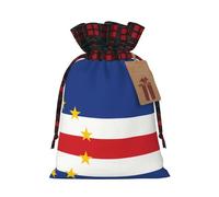 Flag of Cape Verde Fashionable Print Small Drawstring Storage Bag Lightweight and Beautiful for Various Festivals