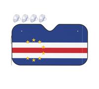 Flag of Cape Verde It is a car Windshield Sun Visor, which Does not take up Too Much Space and Protects The Environment Inside The car.