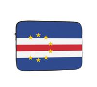 Flag of Cape Verde Printed 13 inch Laptop Bag - Shockproof Portable Laptop Inner Pocket for Business, Travel, School, Office