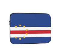 Flag of Cape Verde Printed Laptop Sleeve, 13 inch Computer Bag, Suitable for Office, Travel, Commuting, and Business Trips.