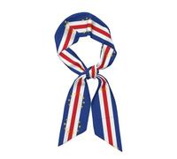 Flag of Cape Verde Women's Fashion Scarf â€“ Versatile Wrap Scarf, Neck Scarf & Satin Head Shawl â€“ Essential for Travel, and Dating, Black, One Size