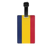 Flag of Chad Print Premium PVC Luggage Tag Reliable Suitcase ID Holder Hassle-Free Travel Essential Accessory Gift