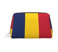 Flag of Chad Printed Handheld Makeup Case, Spacious Toiletry Organizer Designed for Brushes and Toiletries