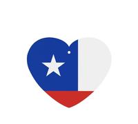 Flag Of Chile Car Air Fresheners Cards - Set Of 4 Pieces,For Cars & Home, Long-Lasting Lavender Fragrance