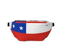 Flag of Chile Crossbody Waist Bag with Multiple Pockets, Easy To carry, Suitable for Sports, Travel and Daily Use.