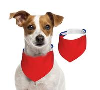 Flag of Chile Pet Scarf Dog Bandanas Spring Summer Soft Cotton Puppy Scarfs Adjustable Accessories for Small Medium Large Girl Boy Pup Medium