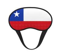 Flag of Chile Print Adjustable Eye Cover for Sleeping, Comfortable, Pressure-Free and Breathable Sleeping Masks