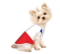 Flag of Chile Print Dog Shirt Summer Pet T-Shirts Stretchy Cats Dogs Tee Shirt Sleeveless Tank Top Dog Vest