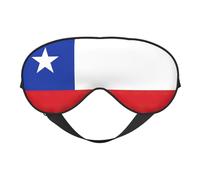 Flag of Chile Print Sleep Eye Mask Outdoor Indoor Travel Camping Meditation Yoga Shift Work Breathable
