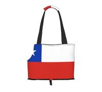 Flag of Chile Printed pet Shoulder Bag, Suitable for Small Dogs and Cats, Shopping and Travel Dual-Purpose Bag