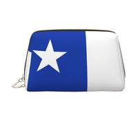 Flag of Chile Printed Zippered Toiletry Bag, Wide Open Storage Case for Personal Care Items and Cosmetics