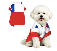 Flag of Chile Soft Breathable Hawaiian Dog Shirt