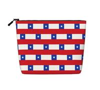 Flag of Chile Versatile Travel Bag Makeup Bag Large Capacity Cosmetic Pouch Zipper Bag Toiletry Bag