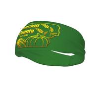 Flag of Churchill County, Nevada Headbands Men Women Non Slip Wicking Sports Sweatband for Gym Basketball Yoga Hairbands