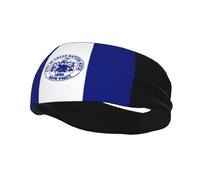 Flag of City of Grand Rapids, Michigan Headbands Men Women Non Slip Wicking Sports Sweatband for Gym Basketball Yoga Hairbands