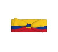 Flag of Colombia All-over printed baby bow headband matches any outfit for babies, toddlers and kids