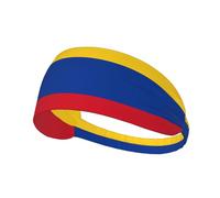Flag Of Colombia Elastic Exercise Headband For Women&Men,Wide Headbands For Women Athletic Sweatbands - Fashion Elastic Sports Hair Band For Yoga Fitness