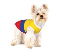Flag of Colombia Premium Dog Tshirt - Soft 100% Cotton Ropa Para Perros, Perfect for Small to Medium Dogs, Stylish and Comfortable Shirts for Dogs M