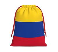 Flag Of Colombia Print Comfort Drawstring Gift Convenient Bags Reusable Holiday Party Daily Organization