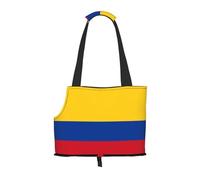 Flag of Colombia Printed pet Shoulder Bag - Foldable Design, Small cat and Dog Travel Bag
