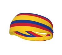 Flag of Colombia Sports Sweat-Absorbing Headband Suitable for Running Yoga Fitness Cycling and Tennis