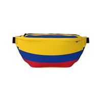 Flag of Colombia Versatile Running Waist Pack Lightweight Breathable and Adjustable for Travel Cycling and Everyday Use