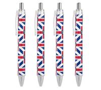 Flag of Commonwealth Smooth Retractable Ballpoint Pens 4 PCS