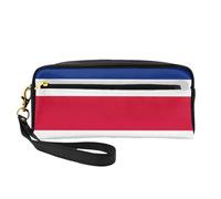 Flag of Costa Rica Cosmetic Bags for Womem,Travel Toiletry Bag Accessories Organizer Zipper Pouch Gift Idea