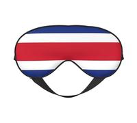 Flag of Costa Rica Eye Mask, Sleep Mask for Men Women 100% Blackout, No Pressure On Eyes, Soft & Breathable