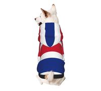 Flag Of Costa Rica Print Dog Hoodie For Small Dogs, Warm, Soft, And Breathable Sweatshirt, Easy To Wear Jumper, Pet Winter Weather Coat Pullover