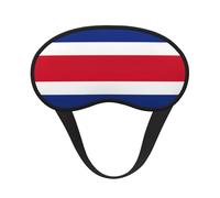 Flag of Costa Rica Print Sleep Mask for Side Sleepers Cup-Shaped Blackout Eye Mask Shades Cover for Men and Women
