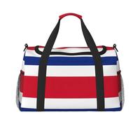 Flag Of Costa Rica Travel Bag, Weekender Bags For Women Men For Outdoor Adventures, Ideal For Camping And Hiking, Black, One Size