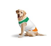 Flag of Cote D'Ivoire Pets Cotton Vest - Soft Lightweight T-Shirts,Flag of Cote D'Ivoire Print Sleeveless Tank Top Clothes for Medium Large Dogs