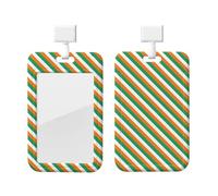 Flag of Cote D'Ivoire Print Card ID Badge Holder with Breakaway Lanyard,for Doctor Teacher Nurse Staff Office