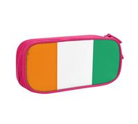 Flag of Cote D'Ivoire Print Pencil Pouch Storage Cosmetics Art Tools Supplies Students Teachers Versatile Use