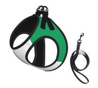 Flag Of Cote D'Ivoire Print Small Dog Harness And Leash Set, Adjustable Soft Vest With 360° Reflective Straps For Cats Puppy