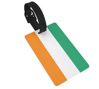 Flag of Cote D'Ivoire Printed Travel Bag Labels Unique Suitcase Identifiers with Personal Information Column
